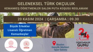 GELENEKSEL TÜRK OKÇULUK (Büyük Erkekler Lisanslı Öğretmen Kemankeşler)