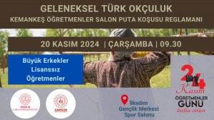 GELENEKSEL TÜRK OKÇULUK (Büyük Erkekler Lisanssız Öğretmenler)