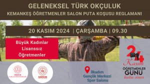 GELENEKSEL TÜRK OKÇULUK (Büyük Kadınlar Lisanssız Öğretmenler)