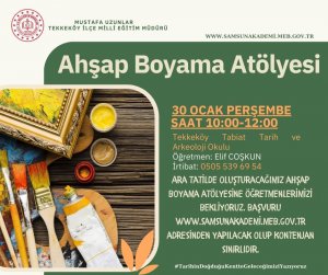 AHŞAP BOYAMA ATÖLYESİ